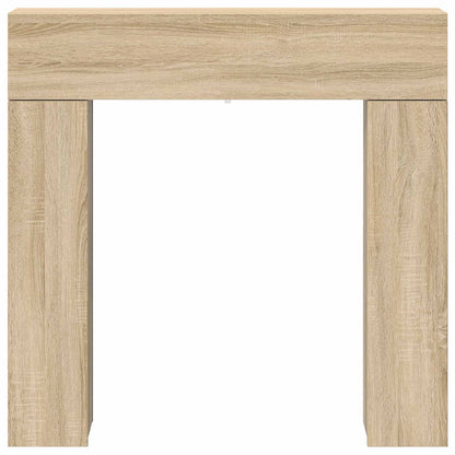 vidaXL Fireplace Surround Sonoma 102 x 18 x 100.5 cm Engineered Wood