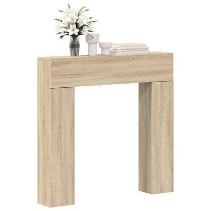vidaXL Fireplace Surround Sonoma 102 x 18 x 100.5 cm Engineered Wood