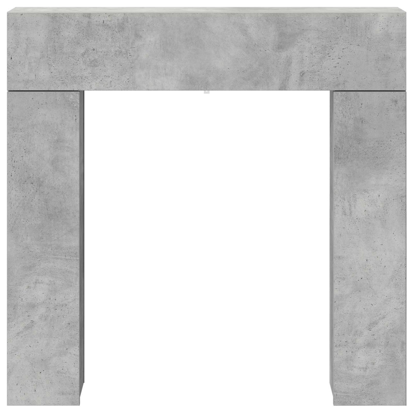 vidaXL Fireplace Surround Concrete Grey 102 x 18 x 100.5 cm
