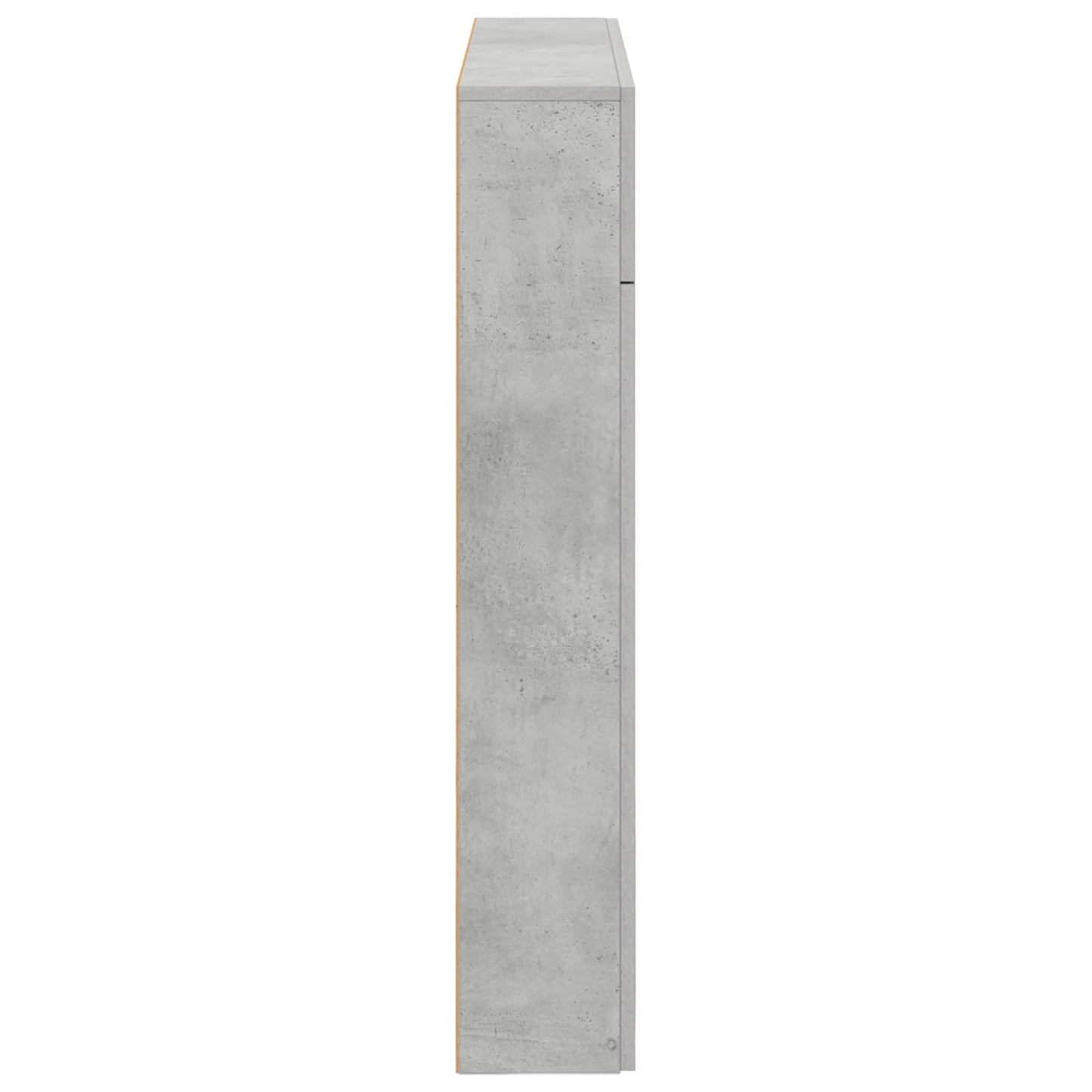vidaXL Fireplace Surround Concrete Grey 102 x 18 x 100.5 cm