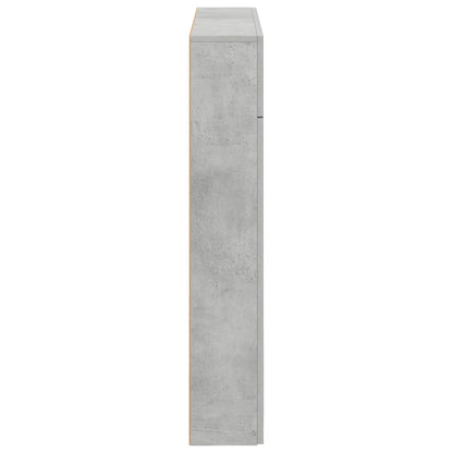 vidaXL Fireplace Surround Concrete Grey 102 x 18 x 100.5 cm