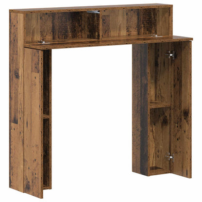 vidaXL Fireplace Surround Old Wood 102 x 18 x 100.5 cm Engineered Wood