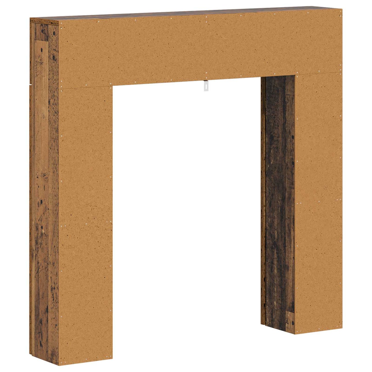 vidaXL Fireplace Surround Old Wood 102 x 18 x 100.5 cm Engineered Wood