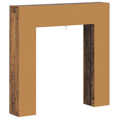 vidaXL Fireplace Surround Old Wood 102 x 18 x 100.5 cm Engineered Wood