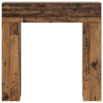 vidaXL Fireplace Surround Old Wood 102 x 18 x 100.5 cm Engineered Wood