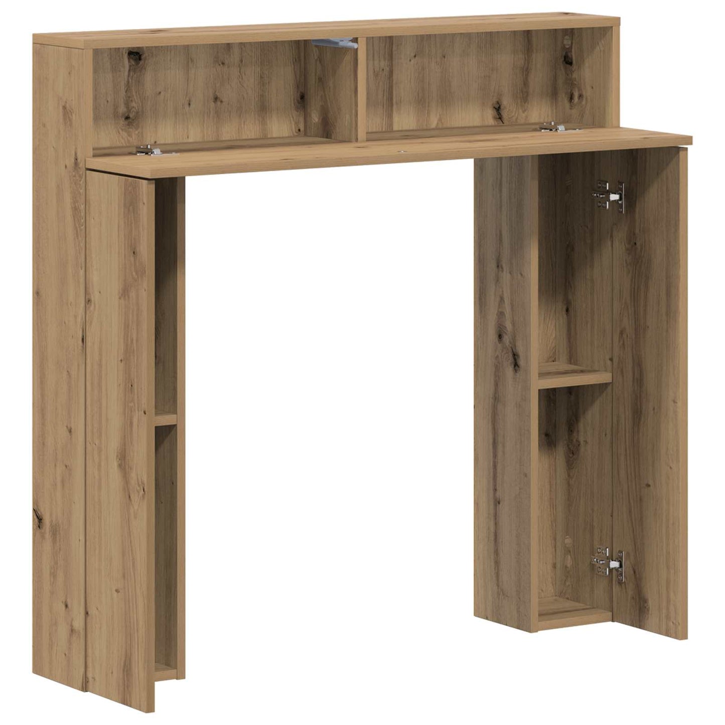 vidaXL Fireplace Surround Artisan Oak 102 x 18 x 100.5 cm