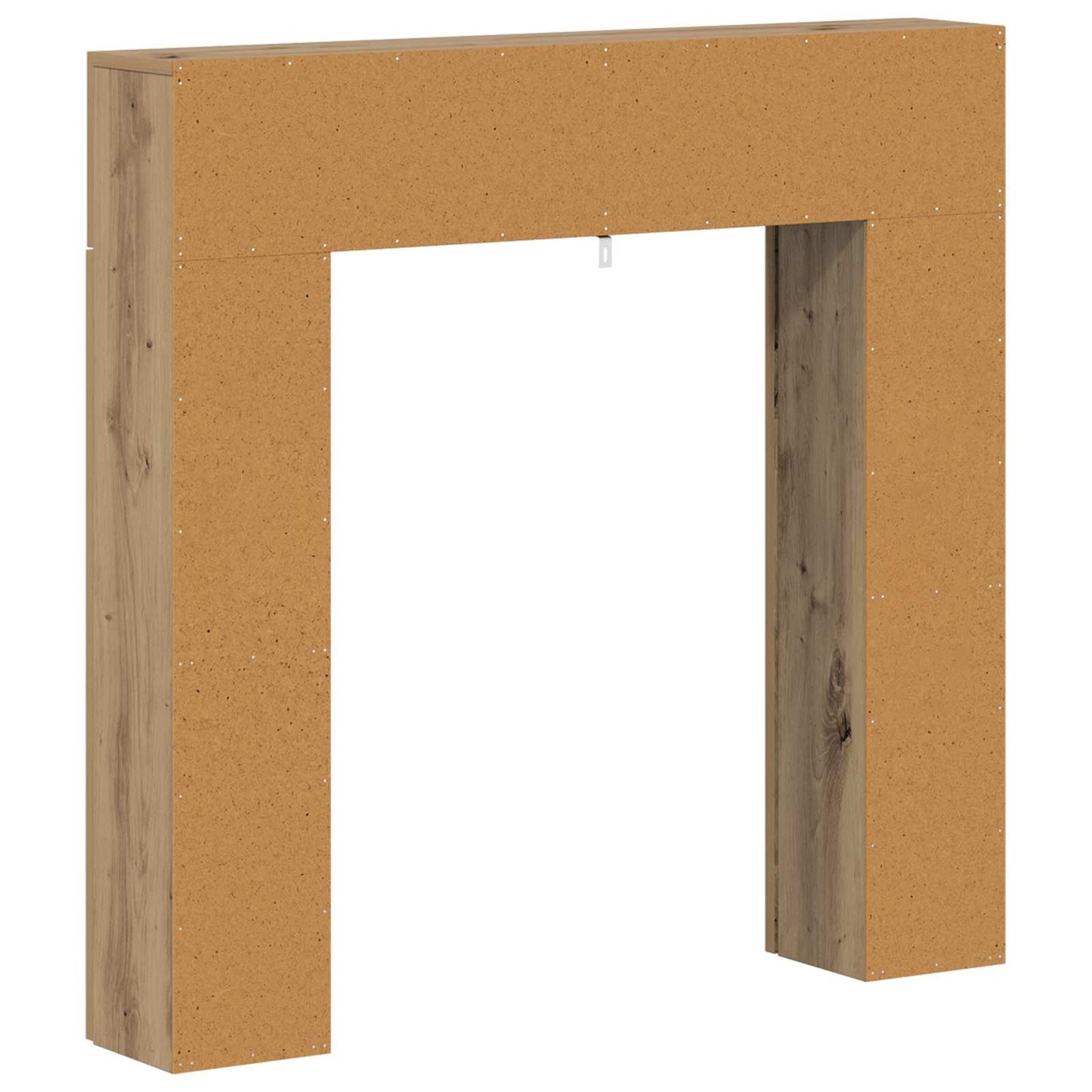 vidaXL Fireplace Surround Artisan Oak 102 x 18 x 100.5 cm