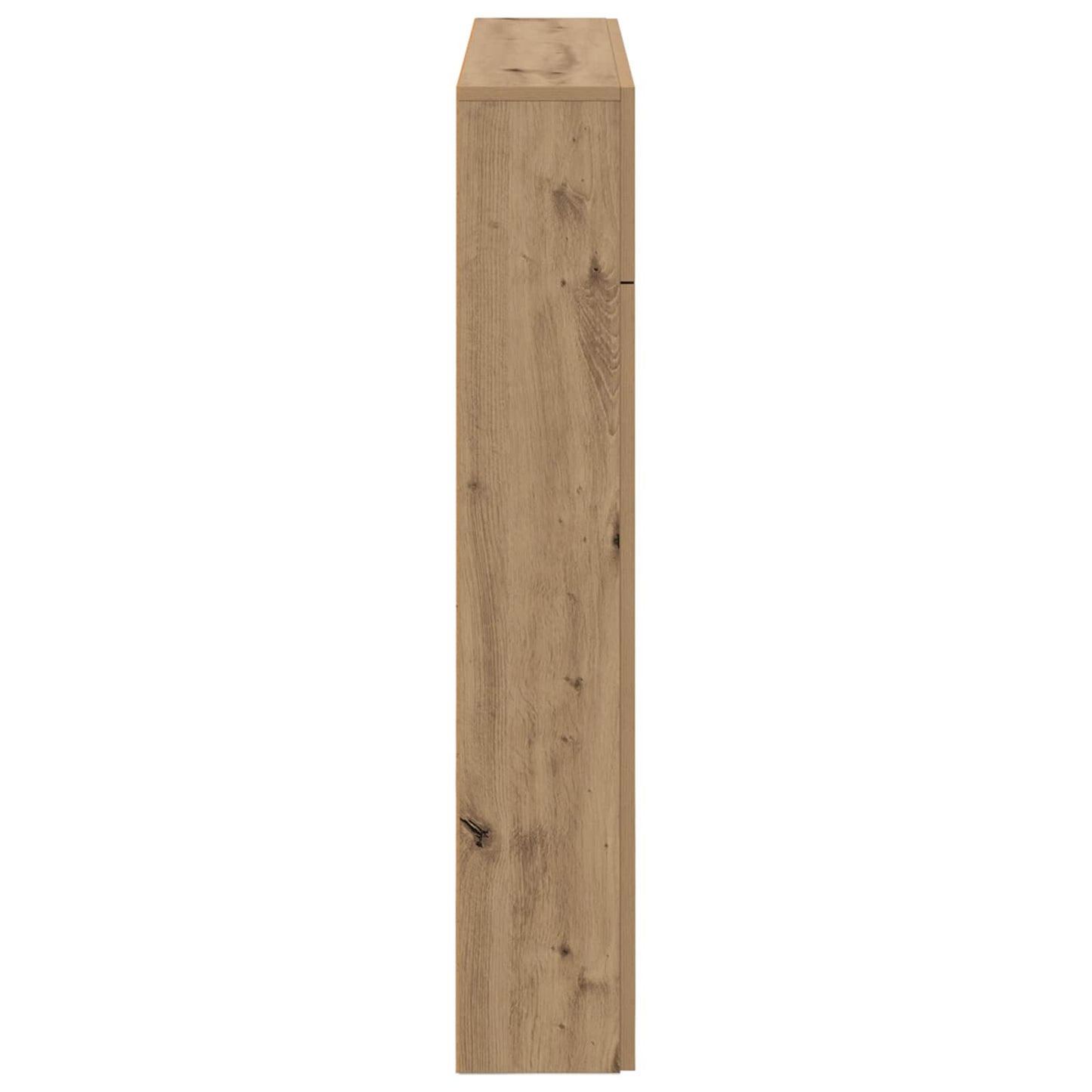 vidaXL Fireplace Surround Artisan Oak 102 x 18 x 100.5 cm