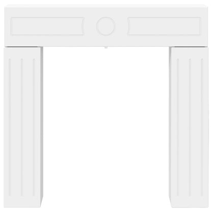 vidaXL Fireplace Surround White 102 x 18 x 100.5 cm Engineered Wood