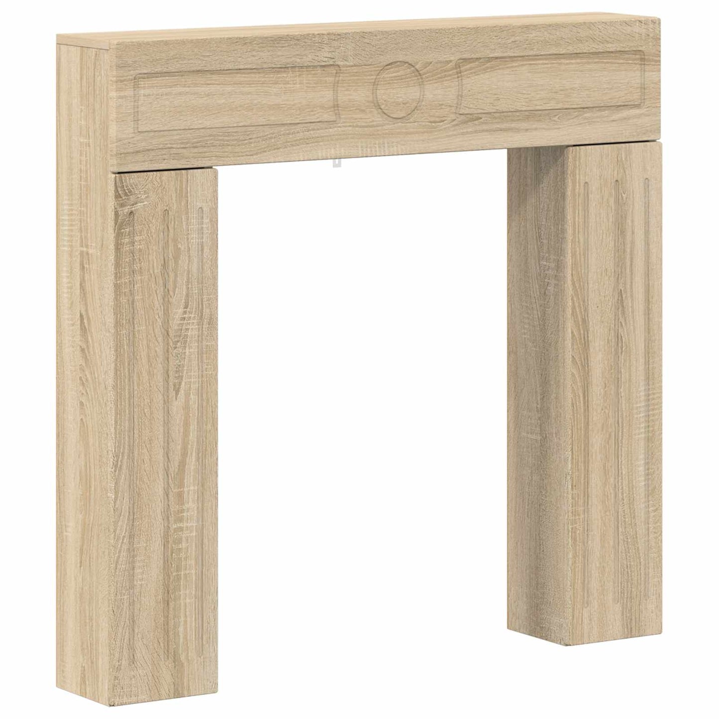 vidaXL Fireplace Surround Sonoma 102 x 18 x 100.5 cm Engineered Wood