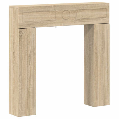 vidaXL Fireplace Surround Sonoma 102 x 18 x 100.5 cm Engineered Wood