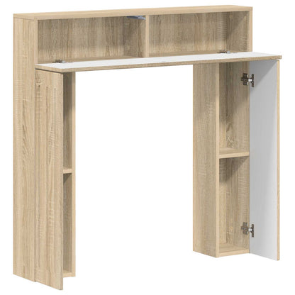vidaXL Fireplace Surround Sonoma 102 x 18 x 100.5 cm Engineered Wood
