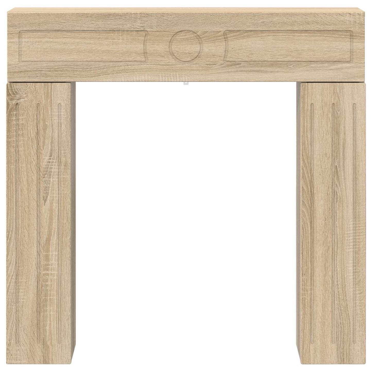 vidaXL Fireplace Surround Sonoma 102 x 18 x 100.5 cm Engineered Wood