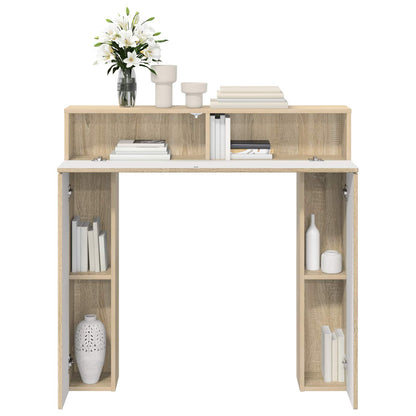 vidaXL Fireplace Surround Sonoma 102 x 18 x 100.5 cm Engineered Wood