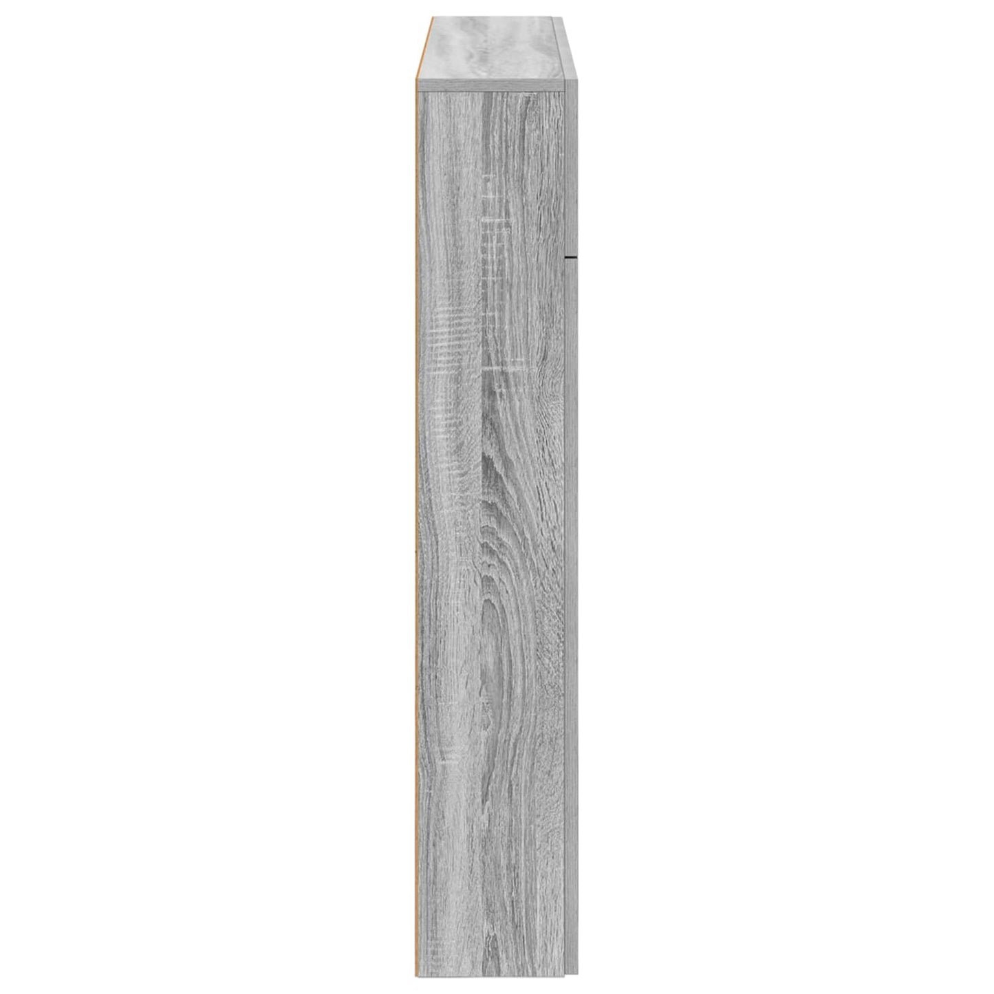 vidaXL Fireplace Surround Grey Sonoma 102 x 18 x 100.5 cm