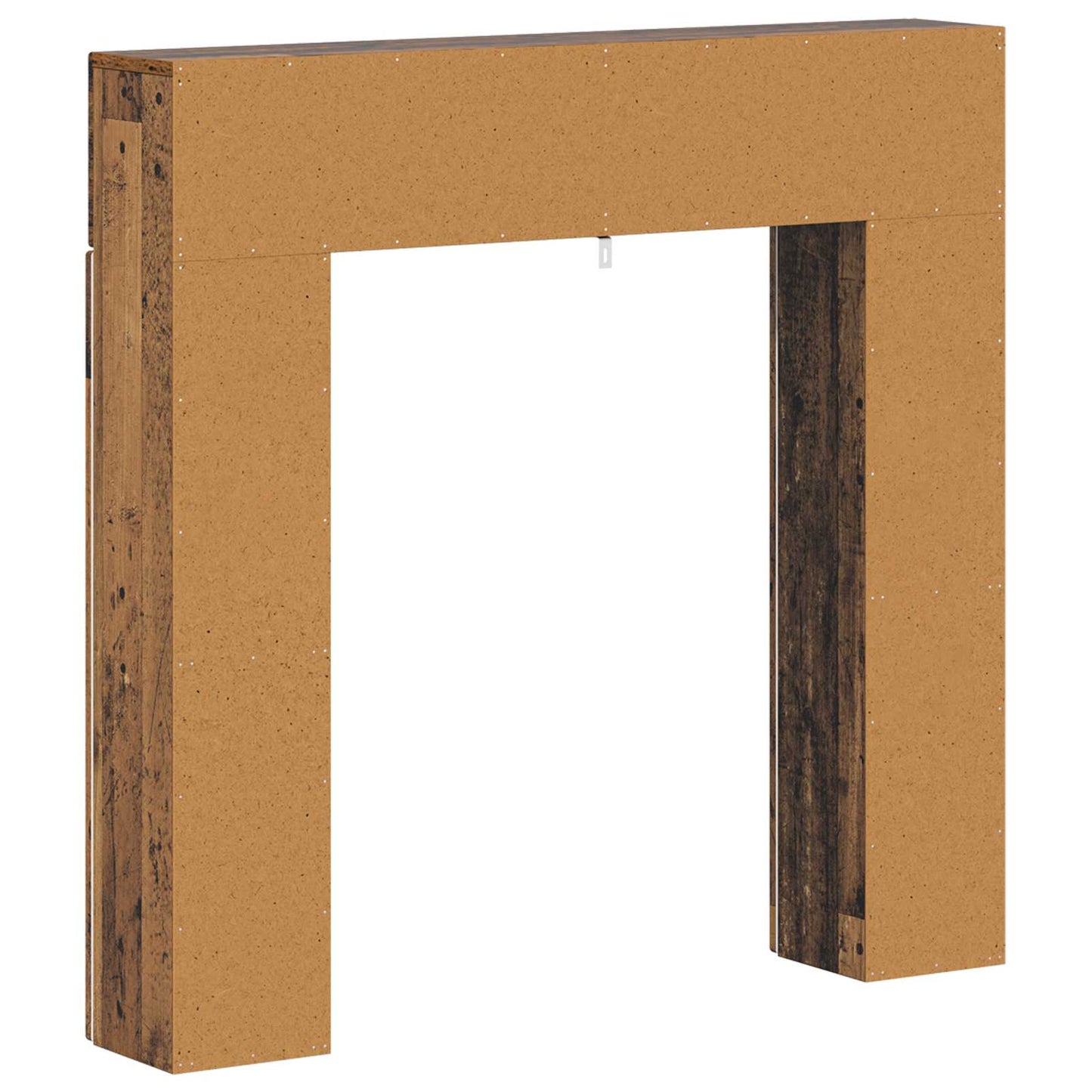 vidaXL Fireplace Surround Old Wood 102 x 18 x 100.5 cm Engineered Wood