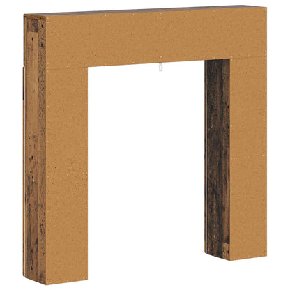 vidaXL Fireplace Surround Old Wood 102 x 18 x 100.5 cm Engineered Wood