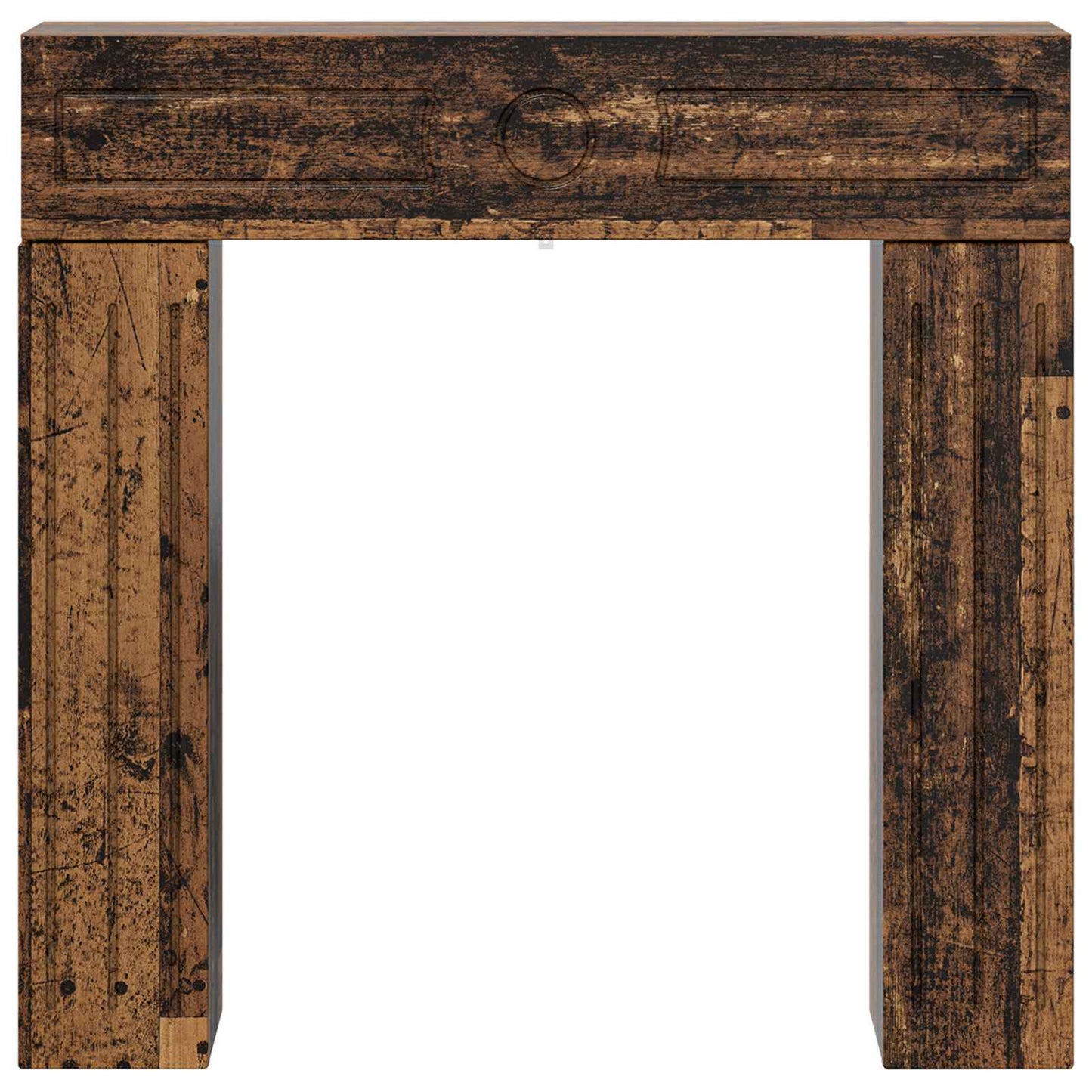 vidaXL Fireplace Surround Old Wood 102 x 18 x 100.5 cm Engineered Wood
