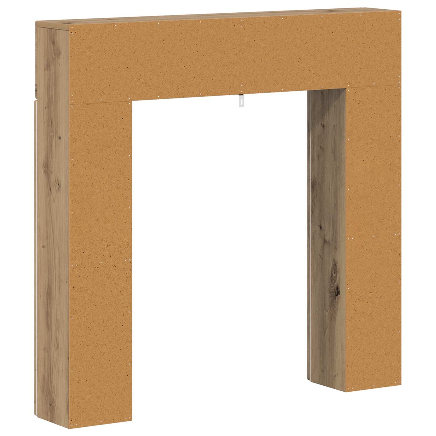 vidaXL Fireplace Surround Artisan Oak 102 x 18 x 100.5 cm