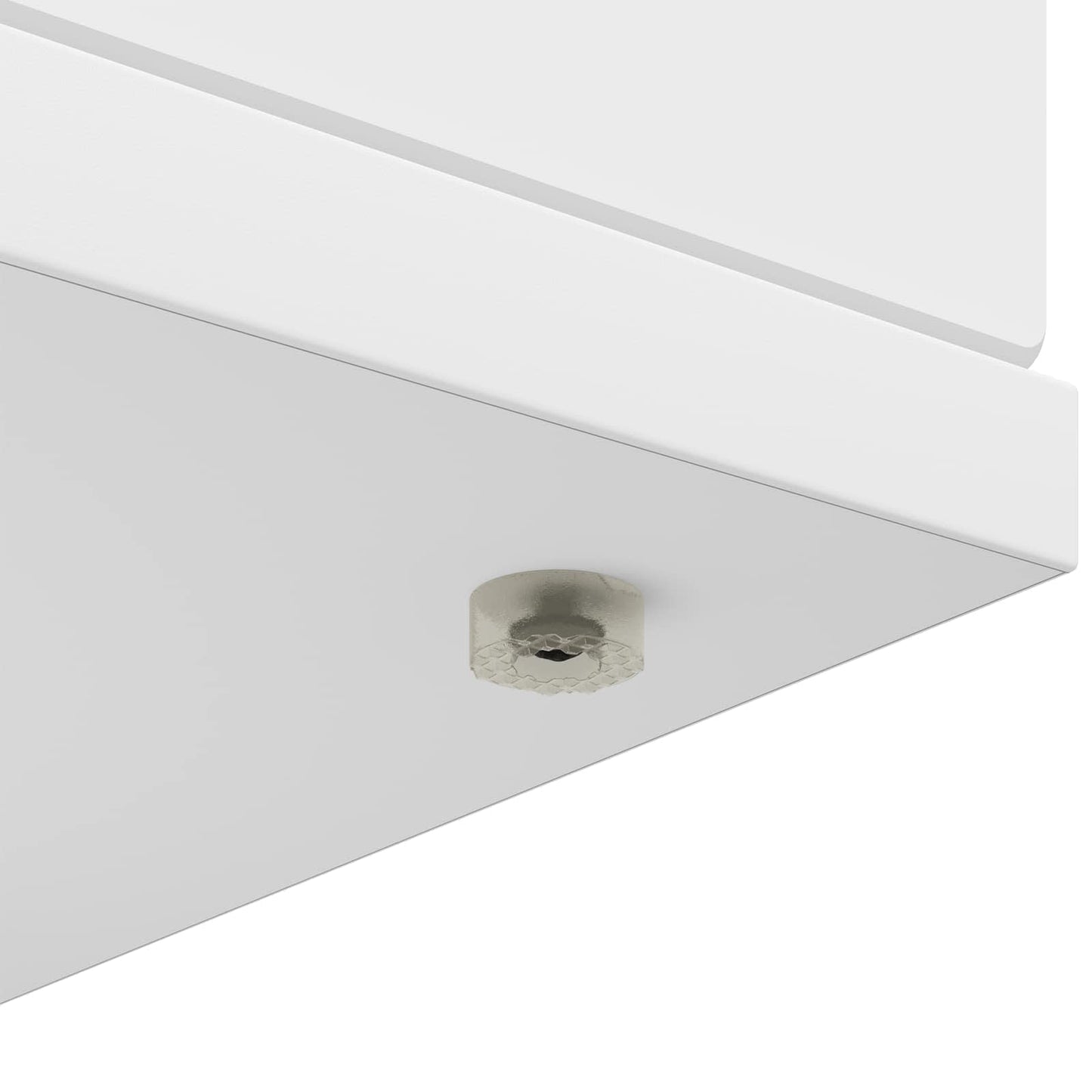 vidaXL Fireplace Surround White 100 x 20 x 100 cm Engineered Wood