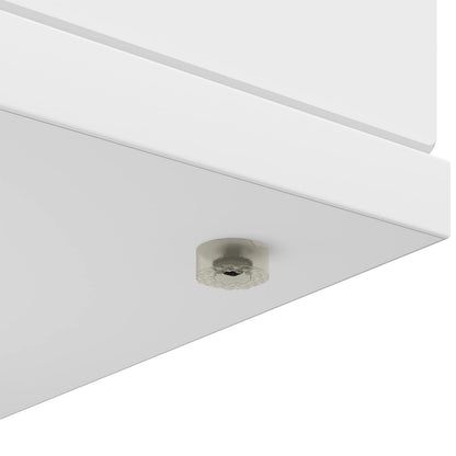 vidaXL Fireplace Surround White 100 x 20 x 100 cm Engineered Wood
