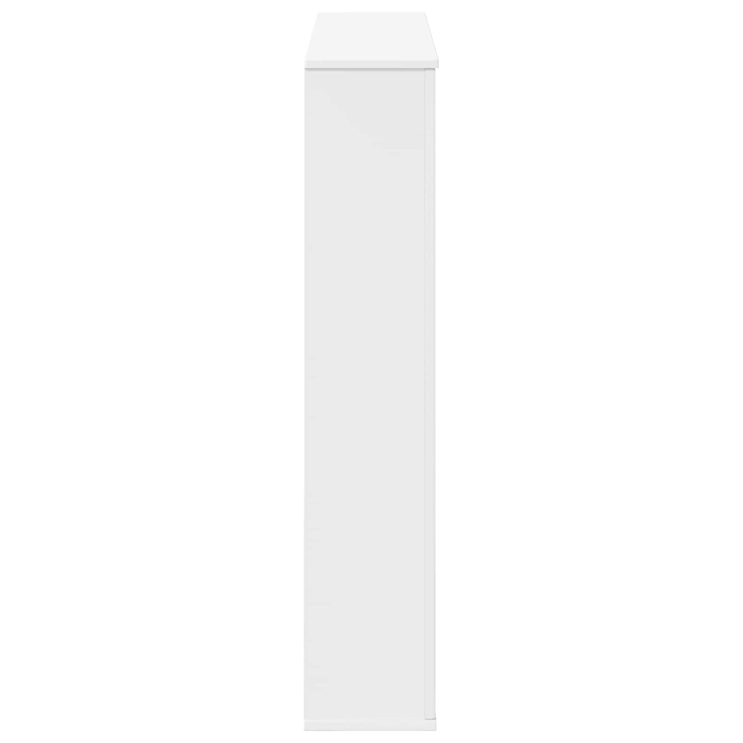 vidaXL Fireplace Surround White 100 x 20 x 100 cm Engineered Wood