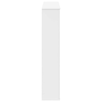 vidaXL Fireplace Surround White 100 x 20 x 100 cm Engineered Wood