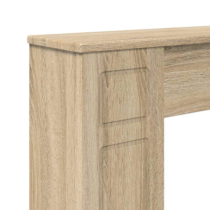 vidaXL Fireplace Surround Sonoma 100 x 20 x 100 cm Engineered Wood