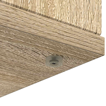 vidaXL Fireplace Surround Sonoma 100 x 20 x 100 cm Engineered Wood