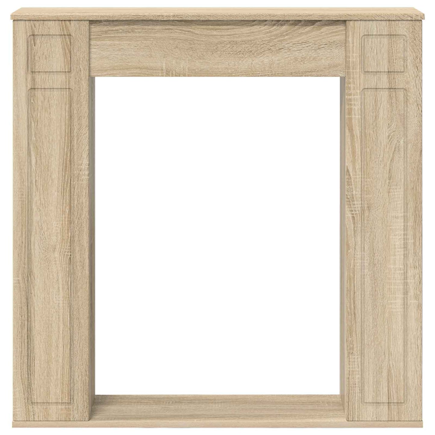 vidaXL Fireplace Surround Sonoma 100 x 20 x 100 cm Engineered Wood