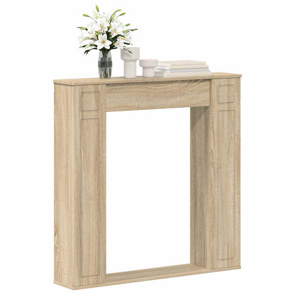 vidaXL Fireplace Surround Sonoma 100 x 20 x 100 cm Engineered Wood