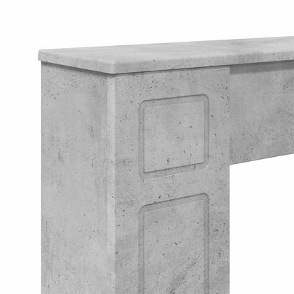 vidaXL Fireplace Surround Concrete Grey 100 x 20 x 100 cm
