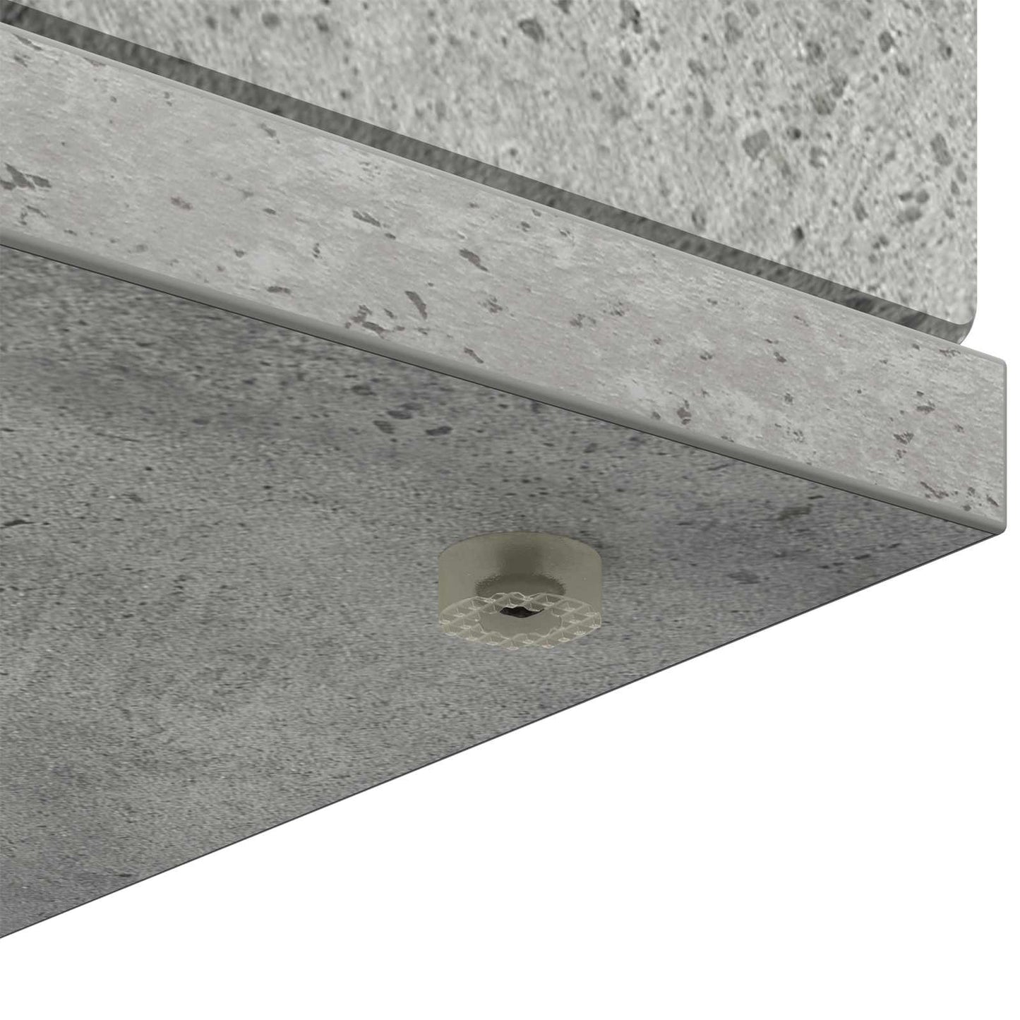 vidaXL Fireplace Surround Concrete Grey 100 x 20 x 100 cm