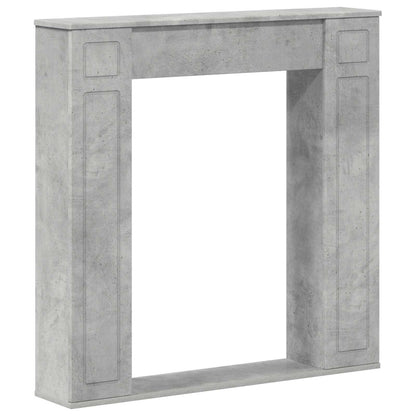 vidaXL Fireplace Surround Concrete Grey 100 x 20 x 100 cm