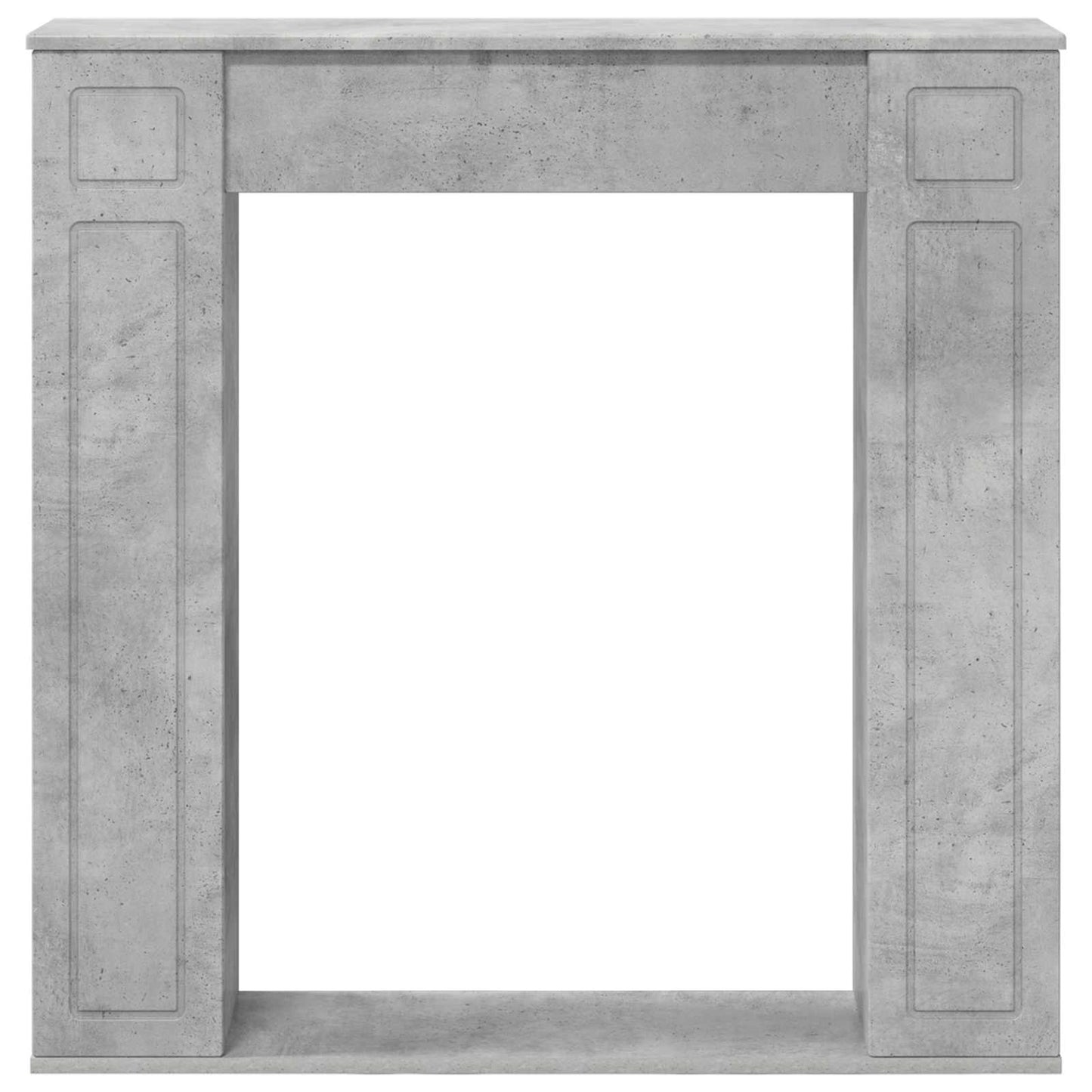 vidaXL Fireplace Surround Concrete Grey 100 x 20 x 100 cm