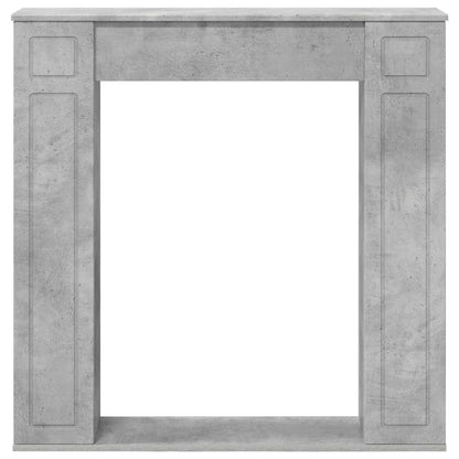 vidaXL Fireplace Surround Concrete Grey 100 x 20 x 100 cm