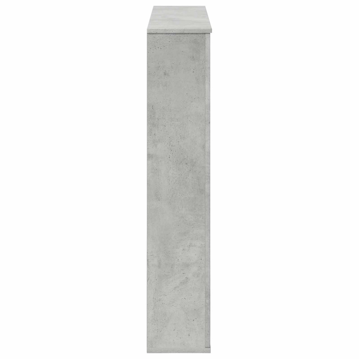 vidaXL Fireplace Surround Concrete Grey 100 x 20 x 100 cm