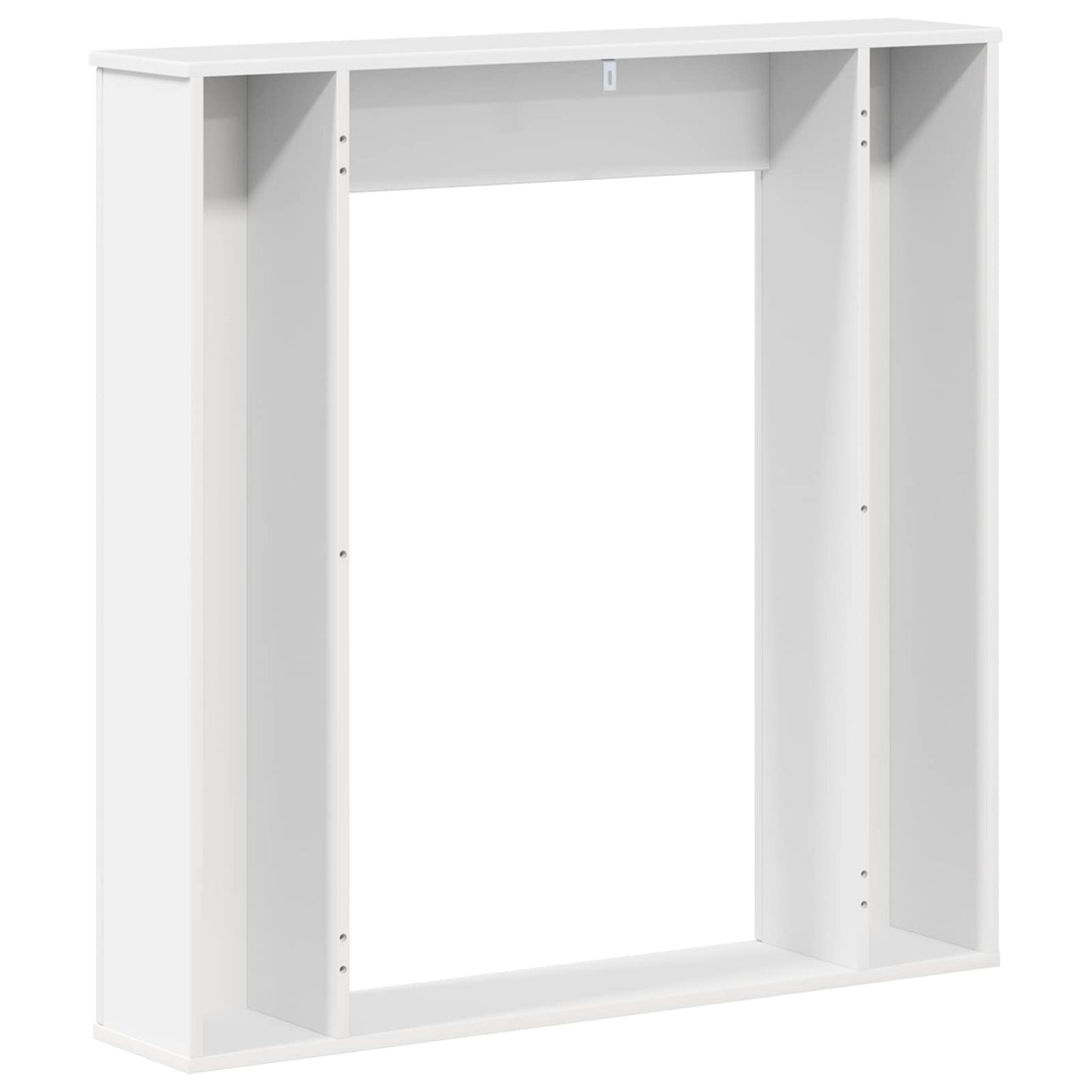 vidaXL Fireplace Surround Gloss White 100 x 20 x 100 cm