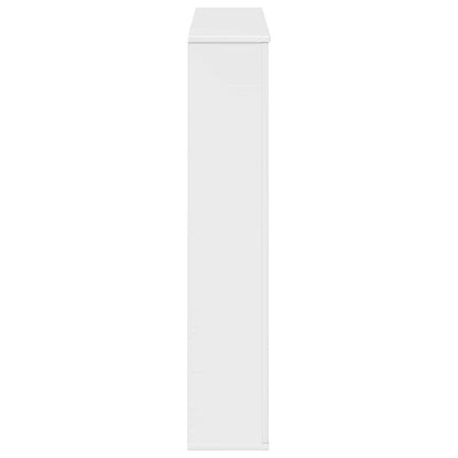 vidaXL Fireplace Surround Gloss White 100 x 20 x 100 cm