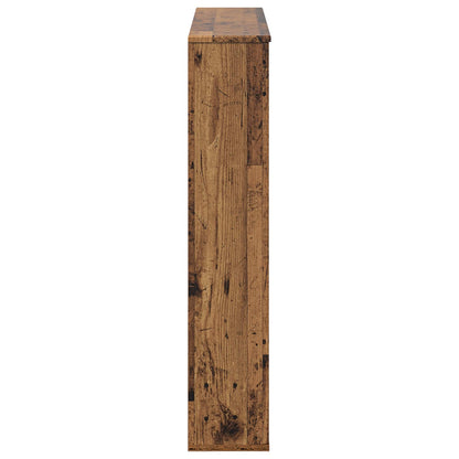 vidaXL Fireplace Surround Old Wood 100 x 20 x 100 cm Engineered Wood