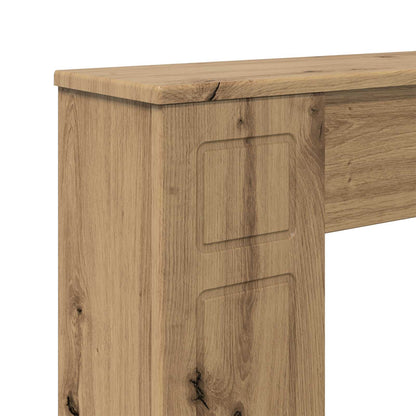 vidaXL Fireplace Surround Artisan Oak 100 x 20 x 100 cm