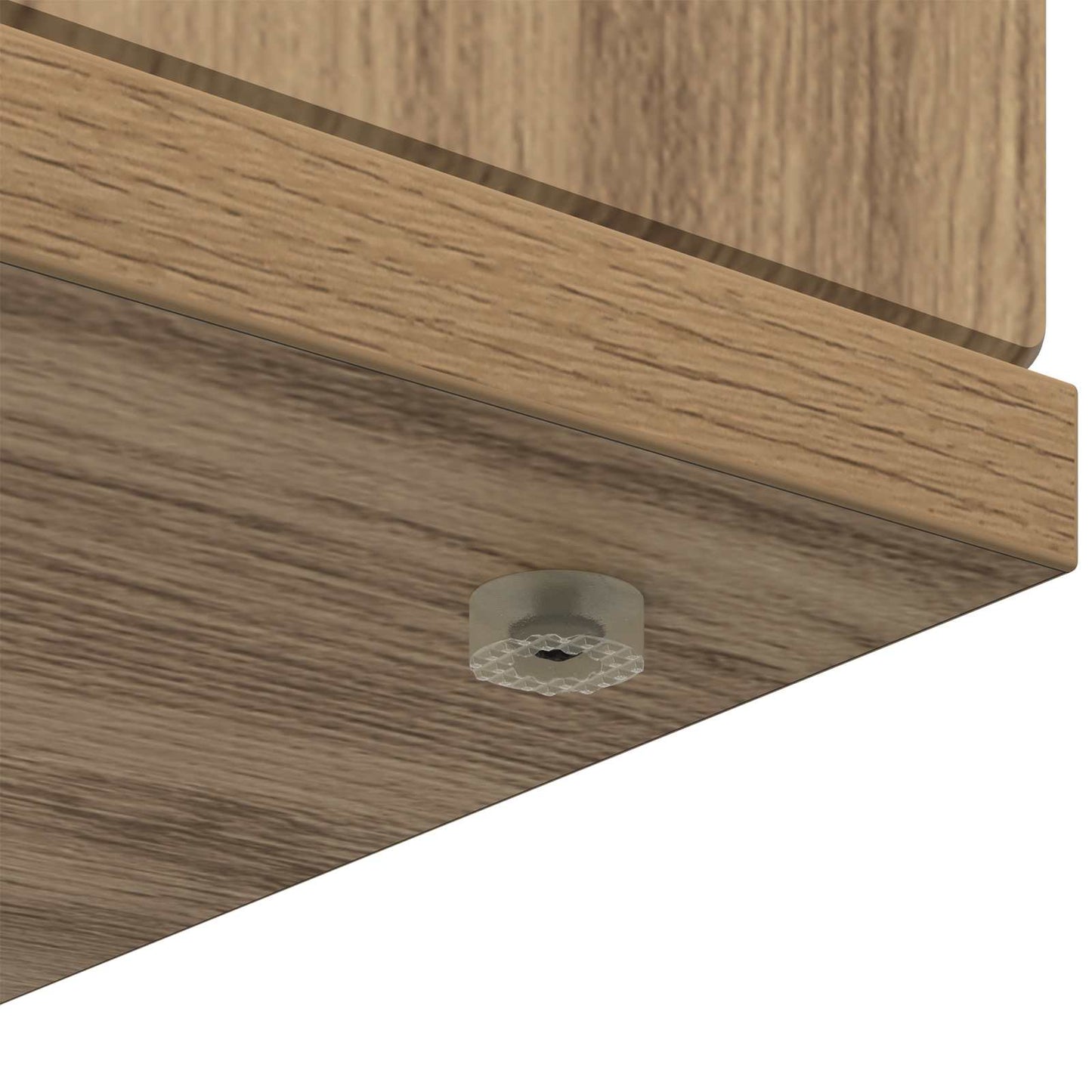 vidaXL Fireplace Surround Artisan Oak 100 x 20 x 100 cm
