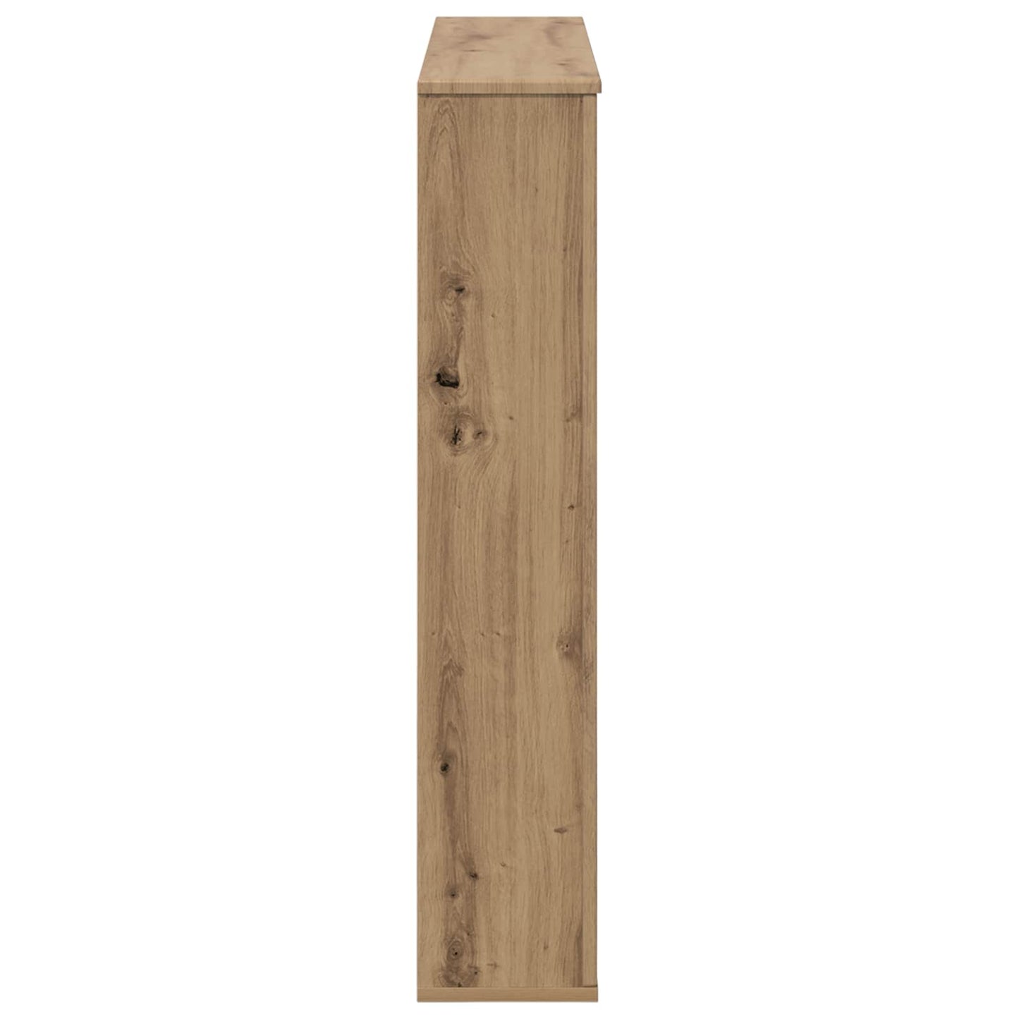 vidaXL Fireplace Surround Artisan Oak 100 x 20 x 100 cm