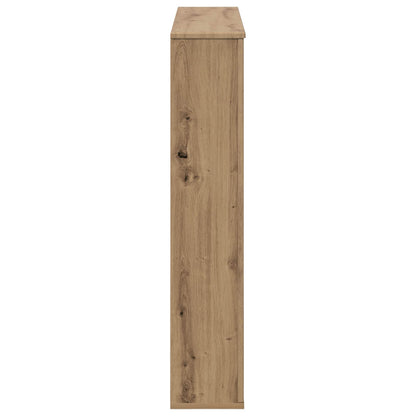 vidaXL Fireplace Surround Artisan Oak 100 x 20 x 100 cm