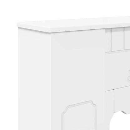 vidaXL Fireplace Surround White 93 x 20 x 89 cm Engineered Wood