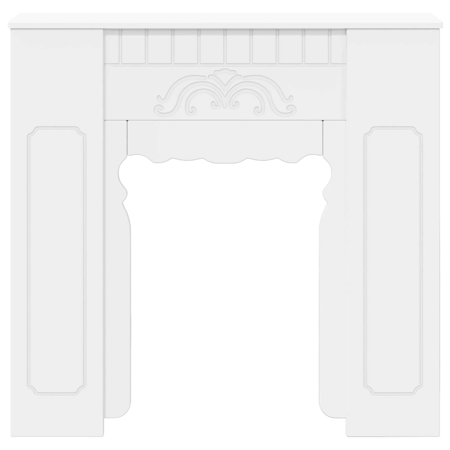 vidaXL Fireplace Surround White 93 x 20 x 89 cm Engineered Wood