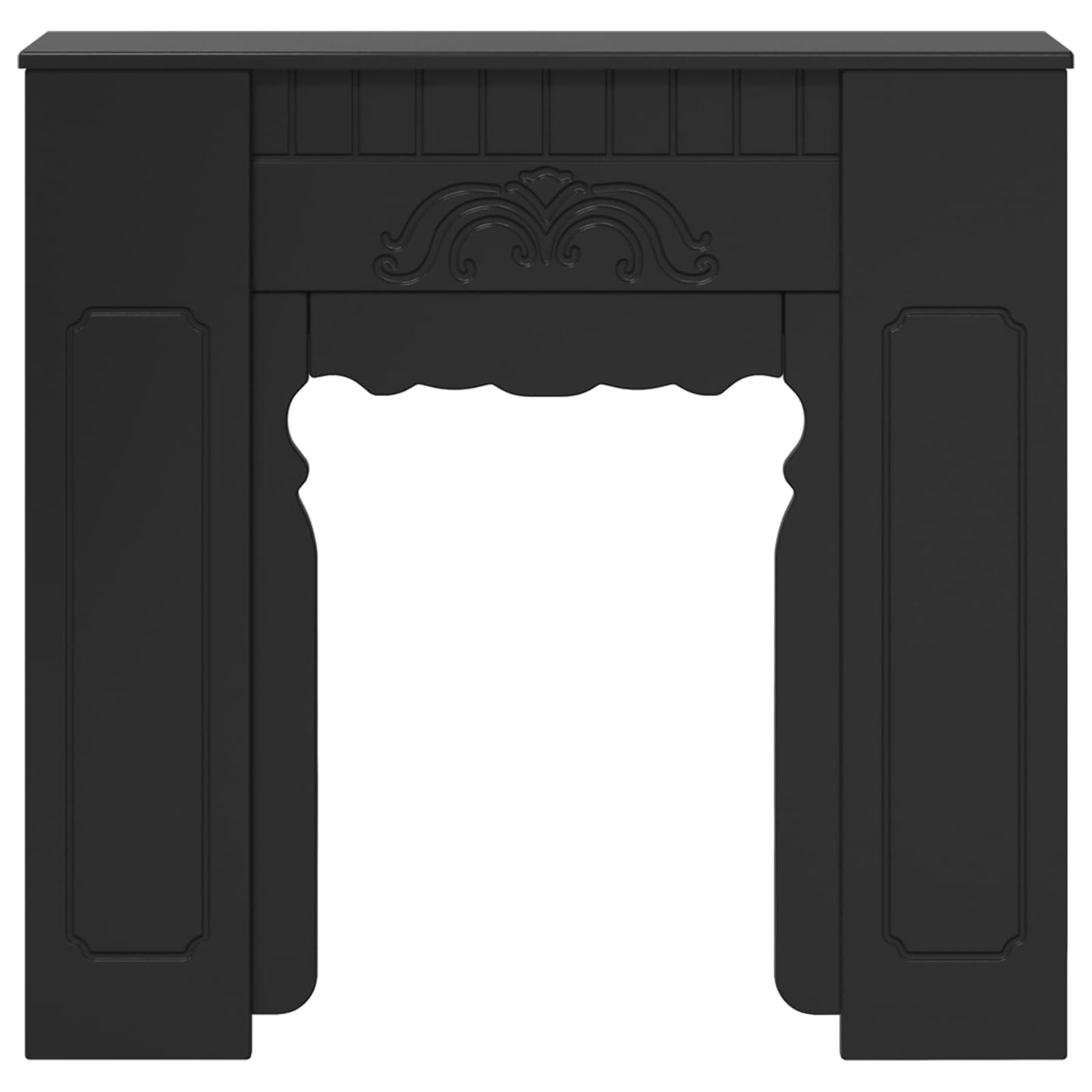 vidaXL Fireplace Surround Black 93 x 20 x 89 cm Engineered Wood