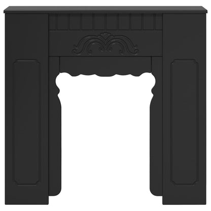 vidaXL Fireplace Surround Black 93 x 20 x 89 cm Engineered Wood