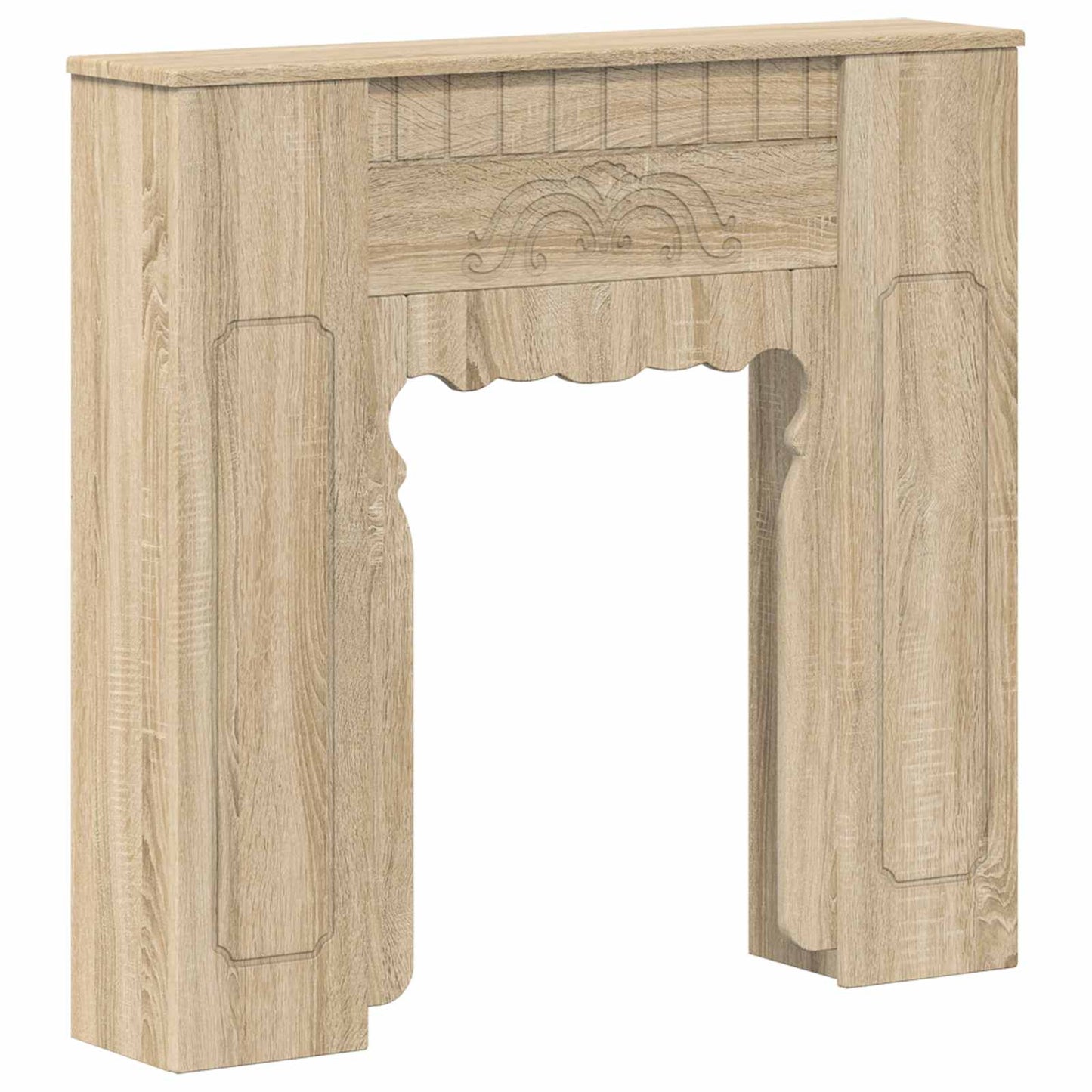 vidaXL Fireplace Surround Sonoma Oak 93 x 20 x 89 cm Engineered Wood