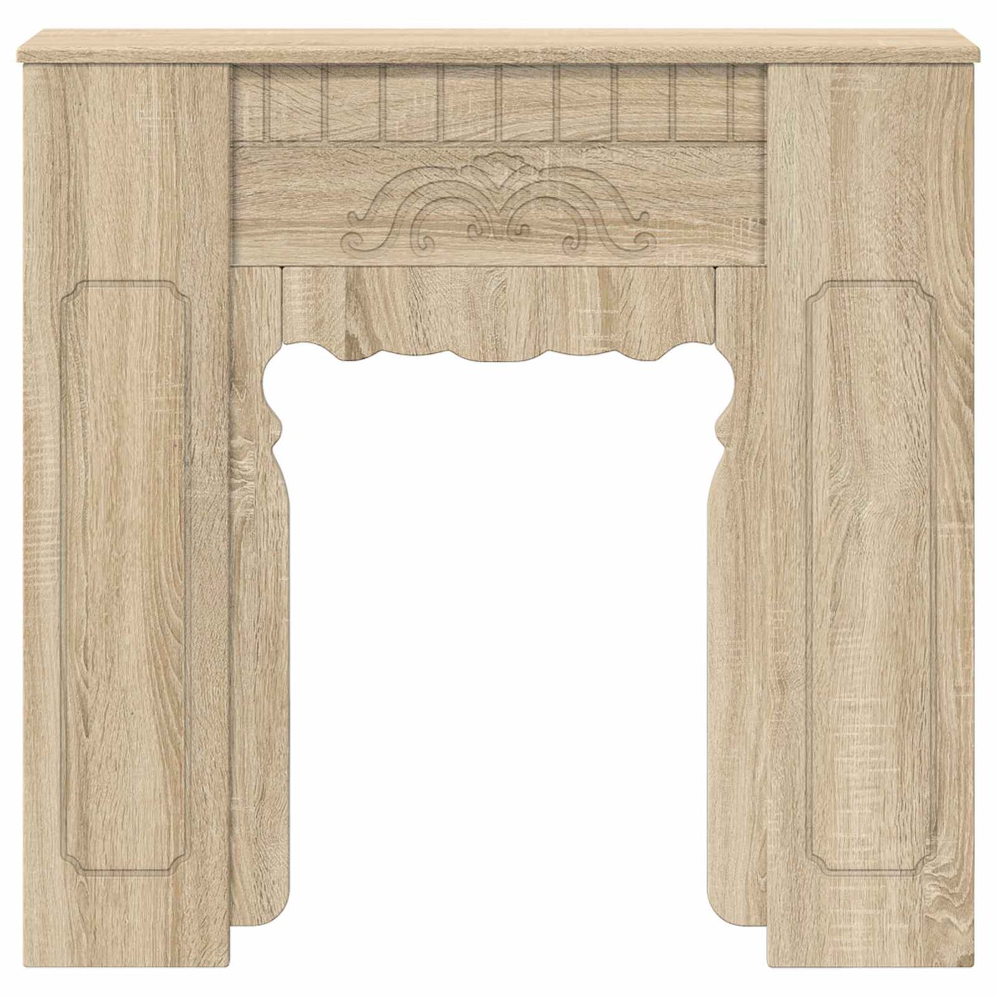 vidaXL Fireplace Surround Sonoma Oak 93 x 20 x 89 cm Engineered Wood